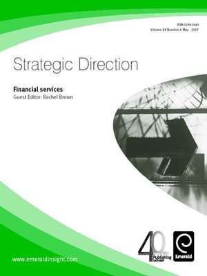cover image of Strategic Direction, Volume 23, Issue 6